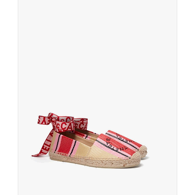 1h可退 香港直邮Stella McCartney 条纹草编鞋 810168E00091