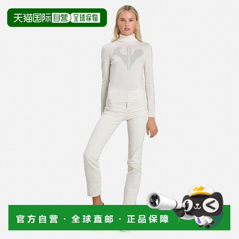 自营欧洲直邮ROSSIGNOL Classique女式高领羊毛针织毛衣针织衫