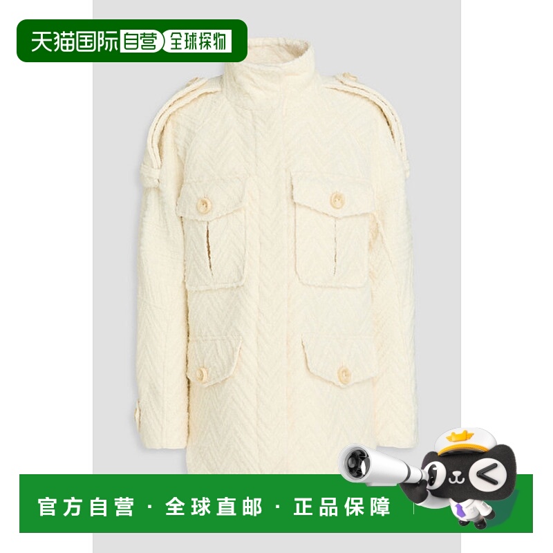 1h可退 香港直邮ZIMMERMANN 女士 毛圈花呢衬衫式夹克 1362CF241S