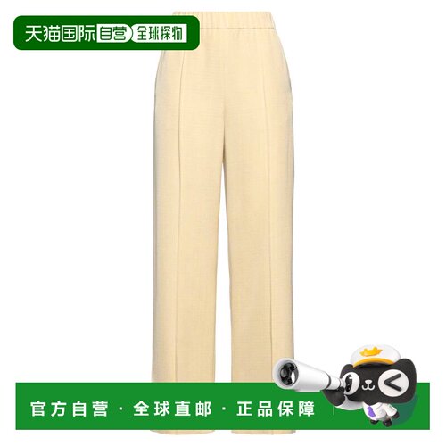 香港直邮Jil Sander 吉尔 桑达 女士 休闲长裤 beige米色 舒适时