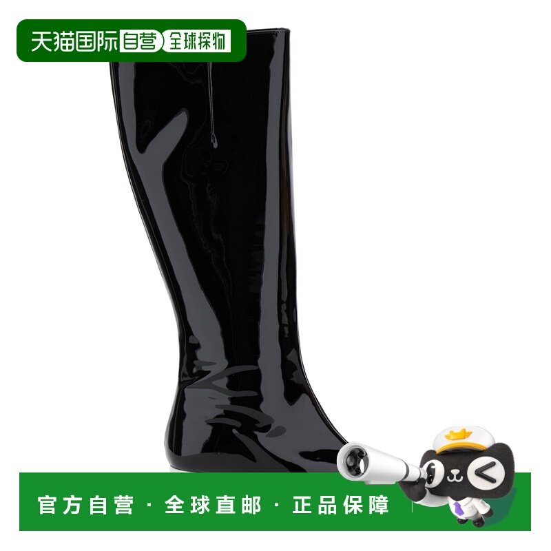 1h可退 香港直邮Carel 女士 'Malaga' 黑色撞色鞋头漆皮靴子 3315,女鞋,时装靴,淘宝优惠券,粉丝福利购,淘宝优惠卷