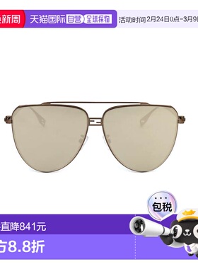 1h可退 香港直邮Fendi 芬迪 女士 眼镜 FE40122U45C brown棕色 舒