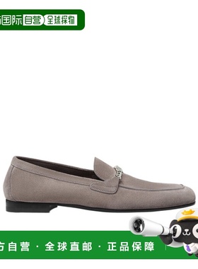 香港直邮Versace Medusa绒面革休闲鞋 10198791A14489男鞋乐福鞋