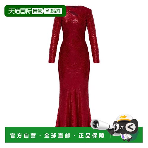 香港直邮Self-Portrait 女士 鱼尾裙连衣裙长裙 SC25005XRRED