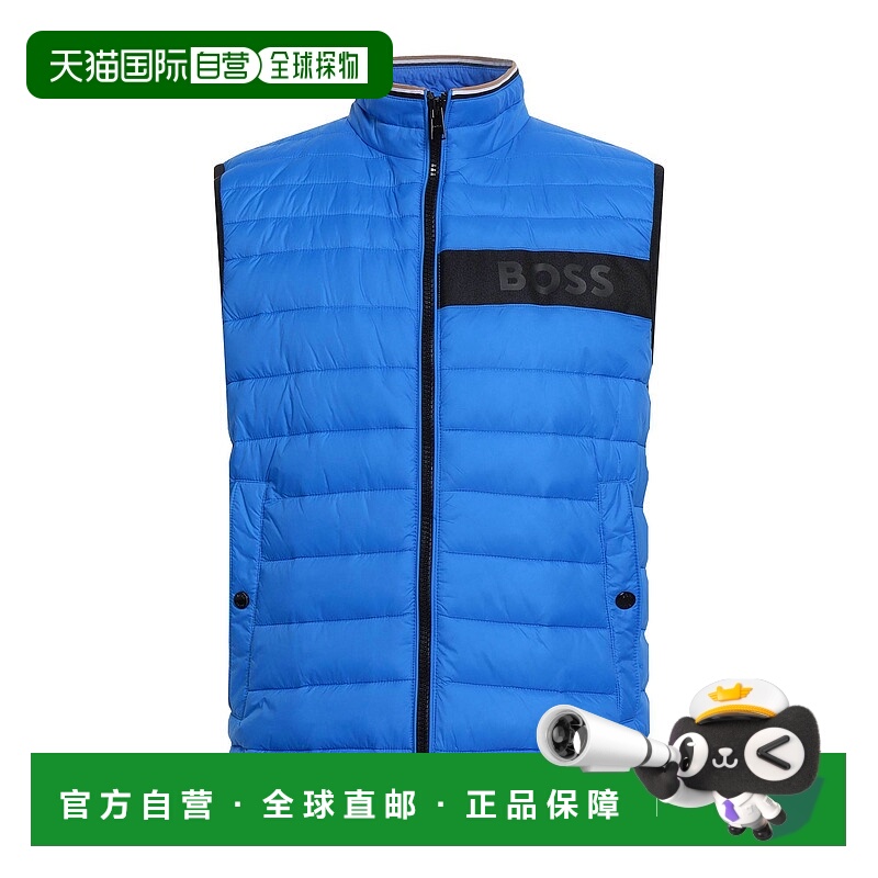 1h可退 香港直邮BOSS 波士 男士 背心 blue蓝色 舒适时尚