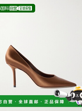 香港直邮Jimmy Choo 周仰杰 女士 Love 85 绸缎浅口鞋 LOVE85SATB