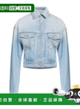 香港直邮off-white 女士 牛仔布夹克 blue蓝色 舒适时尚