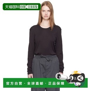 恤 香港直邮Lemaire 黑色长袖 TO1441LJ1016 女士
