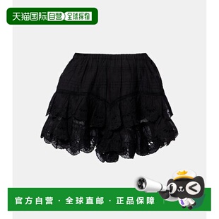 香港直邮ISABEL 马德拉刺绣棉质短裤 MARANT Jocadia 女士 1h可退