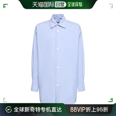 香港直邮J.W. Anderson 男士 大廓型棉质衬衫
