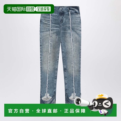 香港直邮Diesel 迪赛 女士 Bootcut jeans D-Ginna 蓝色水洗质感
