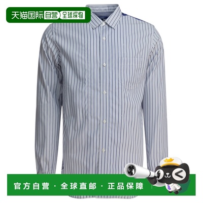 1h可退 香港直邮Junya Watanabe 渡边淳弥 男士 棉质条纹衬衫 WPB