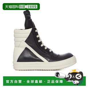 香港直邮Rick Owens Geobaskets高帮休闲鞋 BG01E2897LMU