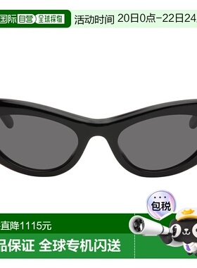 1h可退 香港直邮LOEWE 罗意威 女士 黑色 Slim 太阳镜 LW40156U19