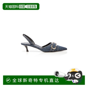 女士 Voyou 香港直郵Givenchy 牛仔布露跟淺口鞋 紀梵希 1h可退