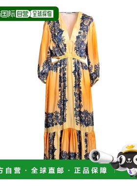 1h可退 香港直邮Sandro 女士 长款连衣裙 orange橙色 舒适时尚