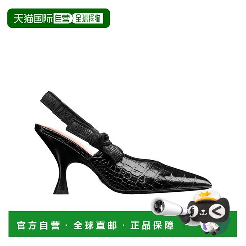 香港直邮Dior J'Adior 后跟露跟高跟凉鞋半拖拖鞋 KCV440PDE迪奥