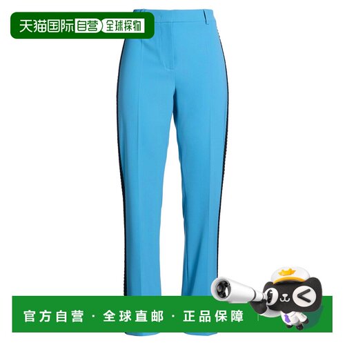 香港直邮moschino 女士 休闲长裤 blue蓝色 舒适时尚裤子喇叭裤