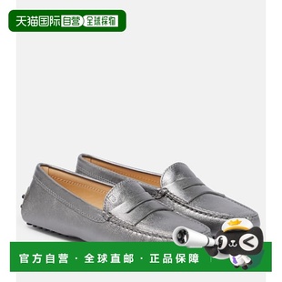 福特 汤姆 女士 金属感皮质莫卡辛便鞋 香港直邮Tom 女鞋 Ford