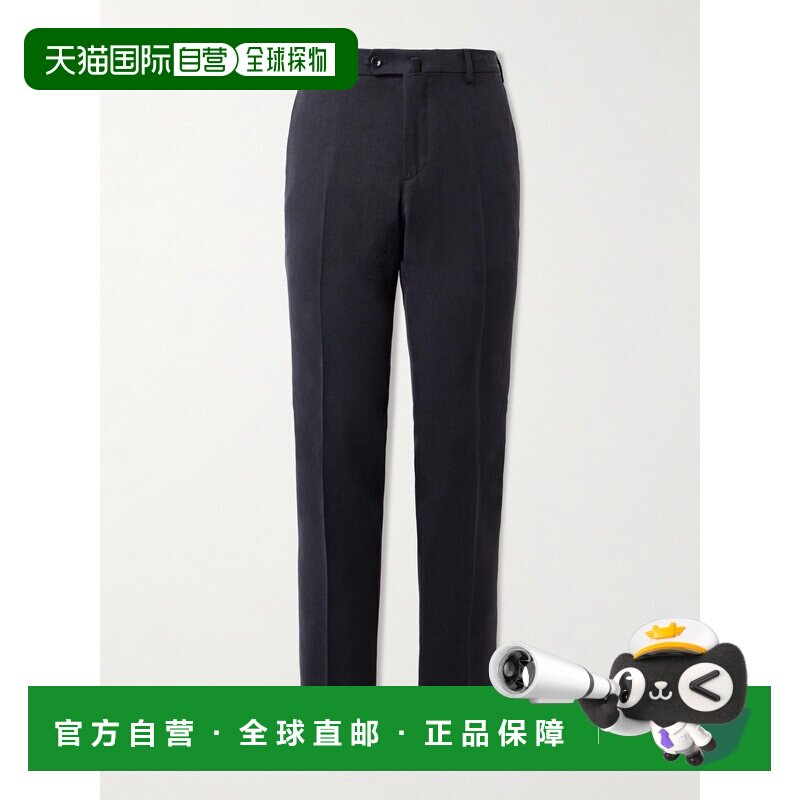 1h可退 香港直邮Loro Piana 诺悠翩雅 男士 Pantaflat 修身直筒亚