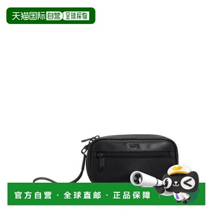 自营欧洲直邮Tumi途明 Accessory黑色拉链开合收纳包商务 Travel