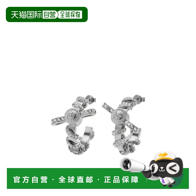 1h可退 香港直邮Versace Gianni Ribbon 耳环 10229471A00621耳夹