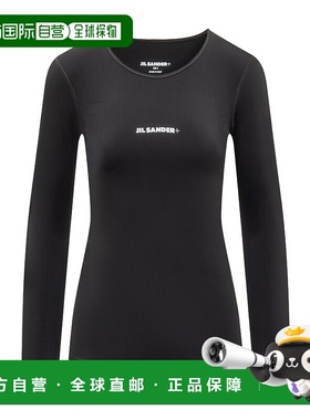 香港直邮Jil Sander 徽标印花T 恤 J40GC0019J20031长袖