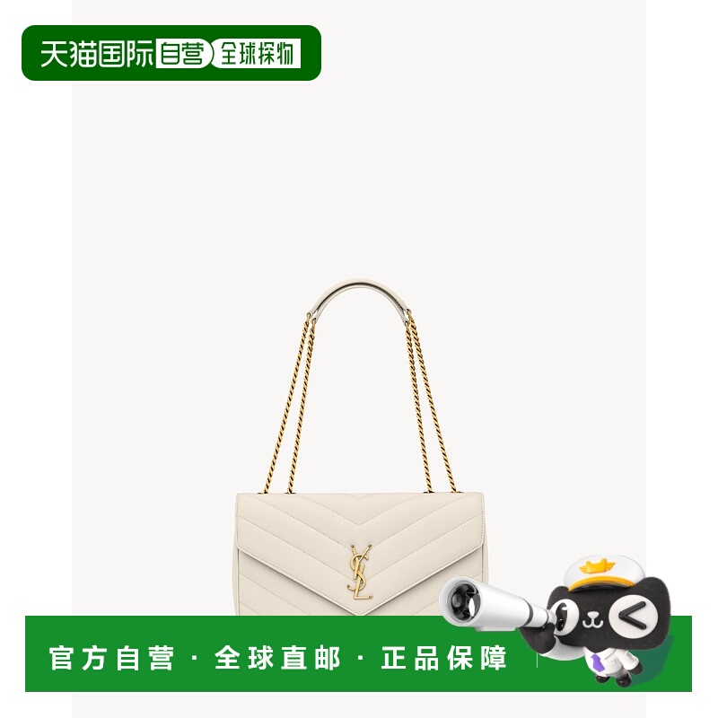 欧洲直邮YSL (2025) LOULOU 中号绗缝皮革包链条包斜挎包单肩包