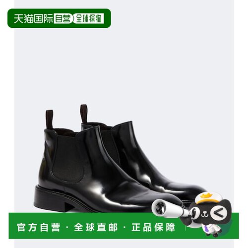 1h可退 香港直邮The Row 男士 Gable 皮质切尔西靴 F001081L898BL