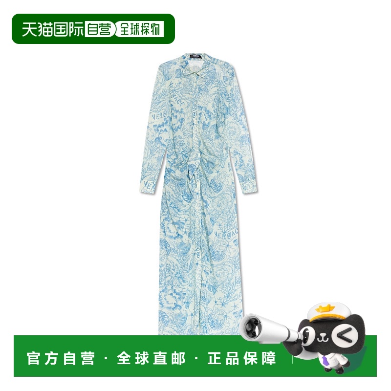 香港直邮Versace 长袖连衣裙 10209981A15327