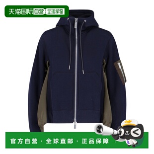 香港直邮Sacai 2608496 连帽拉链卫衣