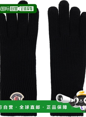 1h可退 香港直邮Moncler 盟可睐 男士 黑色手套 K20913A00008A934