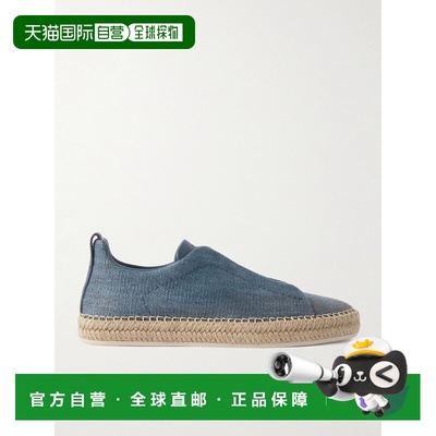 1h可退 香港直邮zegna 杰尼亚 男士 Triple Stitch™ 麻底休闲鞋 L