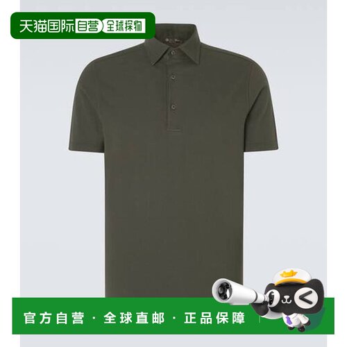 1h可退 香港直邮Loro Piana 诺悠翩雅 男士 Brenna 棉质凸纹布Pol