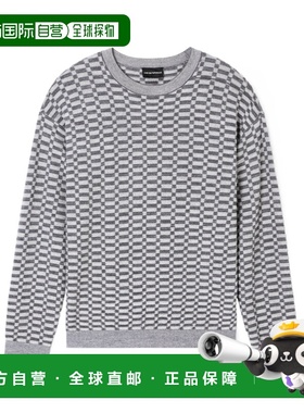 香港直邮EMPORIO ARMANI 26SS 圆领长袖套头衫 Men阿玛尼