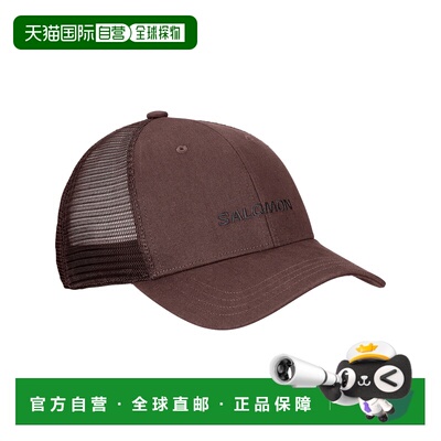 自营欧洲直邮Salomon萨洛蒙 LOGO TRUCKER CAP男女同款棉质网眼卡
