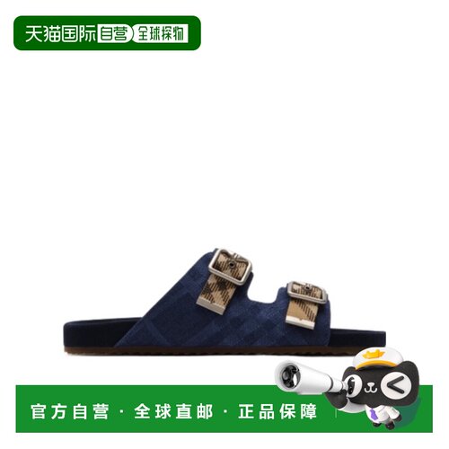 香港直邮BURBERRY 男士凉鞋 81229961 SS2026 蓝【付后1h可退】