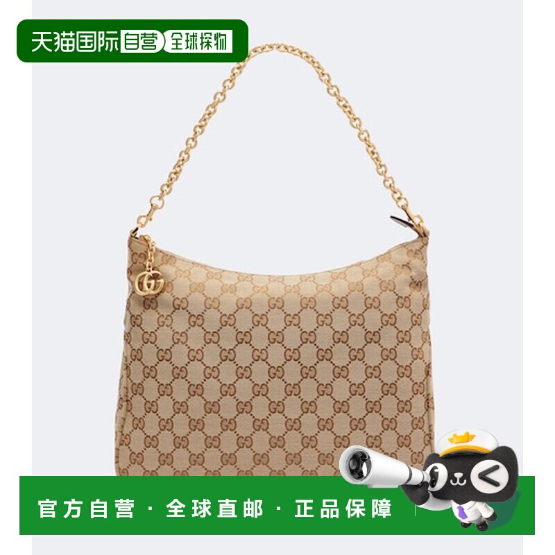 1h可退香港直邮Gucci 古驰 女士 Lunetta 中号链条单肩包斜挎包女