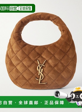 1h可退 香港直邮Saint Laurent 圣罗兰 女士 绗缝绒面革肩包 8516