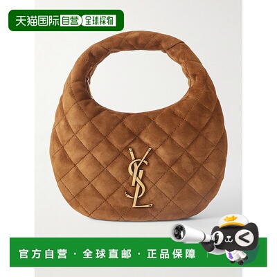 1h可退 香港直邮Saint Laurent 圣罗兰 女士 绗缝绒面革肩包 8516