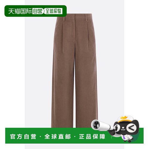 香港直邮Brunello Cucinelli 布内罗 古奇拉利 女士 阔腿裤子(Mol