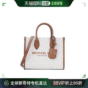 Kors 香港直邮Michael 女士MIRELLA小号PVC配皮革手提斜挎托特包3