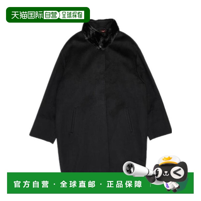 【99新未使用】香港直邮Max Mara 毛领大衣 6086134906