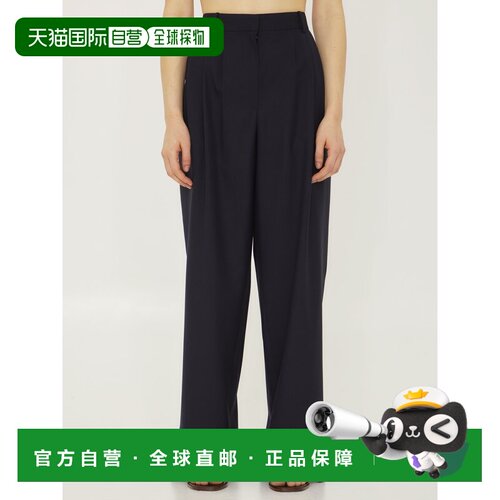 香港直邮THE ROW 女士正装裤 6991W2453NVY AW202 【付后1h可退】