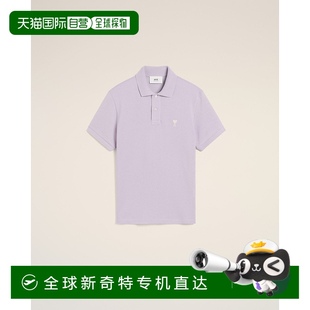 Coeur PARIS Ami 新款 Polo 欧洲直邮AMI 棉质 紫罗兰色 衫