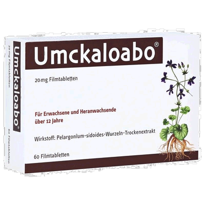 自营｜德国药房Umckaloabo抗病毒感冒支气管炎植物感冒药60粒