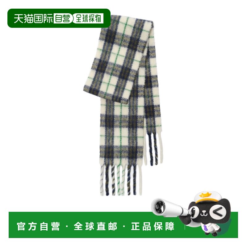 香港直邮BURBERRY 女士围巾 81269021 AW2026 灰色 格纹围巾配饰