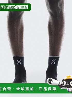 自营欧洲直邮On昂跑 Performance系列黑色/曜石黑再生聚酰胺logo