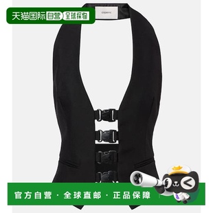 香港直邮Coperni 挂脖露背上衣 1h可退 女士 black黑色 舒适时尚