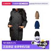 自营BURBERRY博柏利女士字母印花翻领棉服新年礼礼物